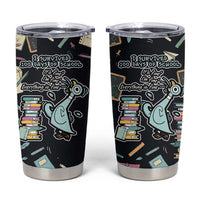 I Survived 100 Days of School Tumbler Cup Funny Pigeon 100th Day Teacher