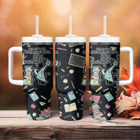 I Survived 100 Days of School Tumbler With Handle Funny Pigeon 100th Day Teacher
