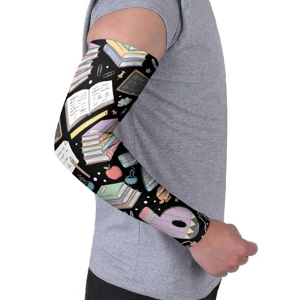 I Survived 100 Days of 67 Arm Sleeves 100th Day of School Teachers Kids