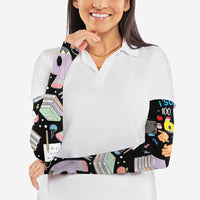 I Survived 100 Days of 67 Arm Sleeves 100th Day of School Teachers Kids
