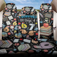 I Survived 100 Days of 67 Back Car Seat Cover 100th Day of School Teachers Kids