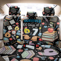 I Survived 100 Days of 67 Back Car Seat Cover 100th Day of School Teachers Kids