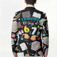 I Survived 100 Days of 67 Blazer 100th Day of School Teachers Kids