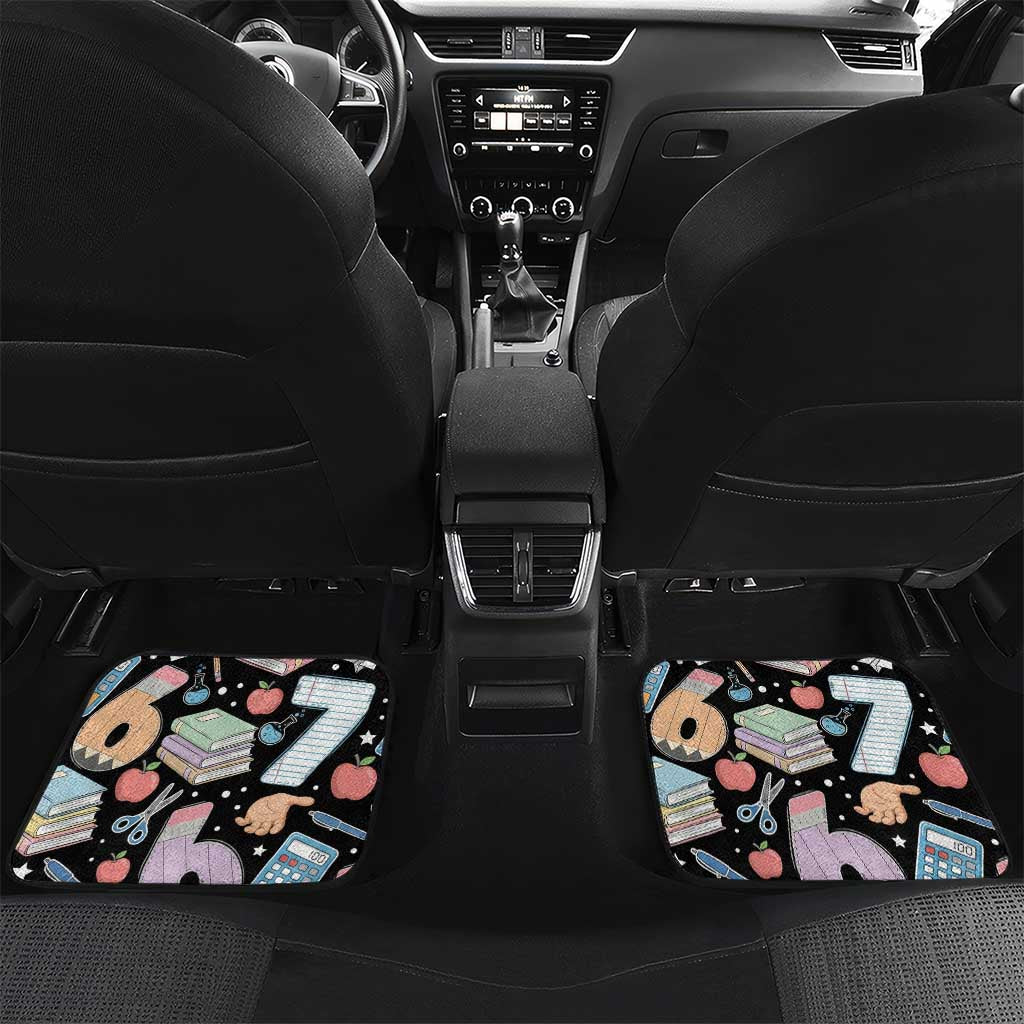 I Survived 100 Days of 67 Car Mats 100th Day of School Teachers Kids