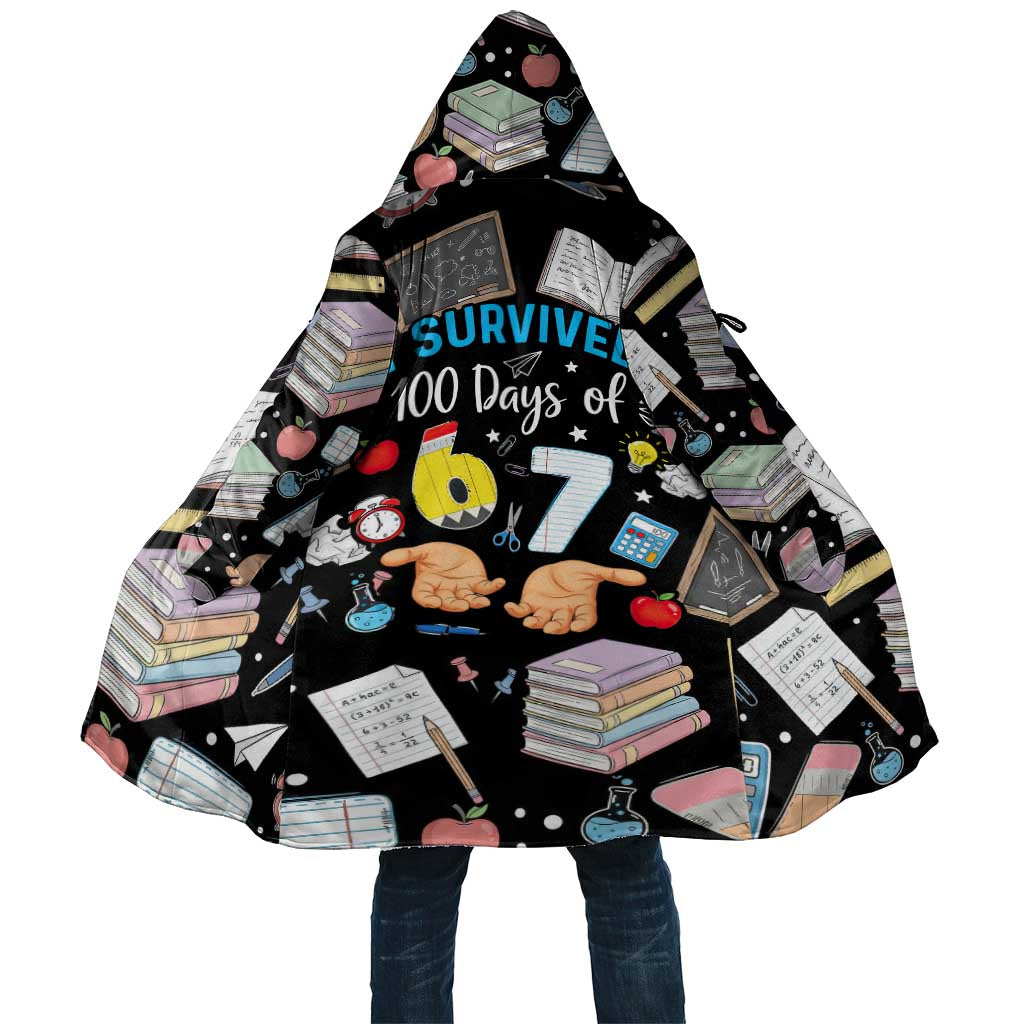 I Survived 100 Days of 67 Cloak 100th Day of School Teachers Kids