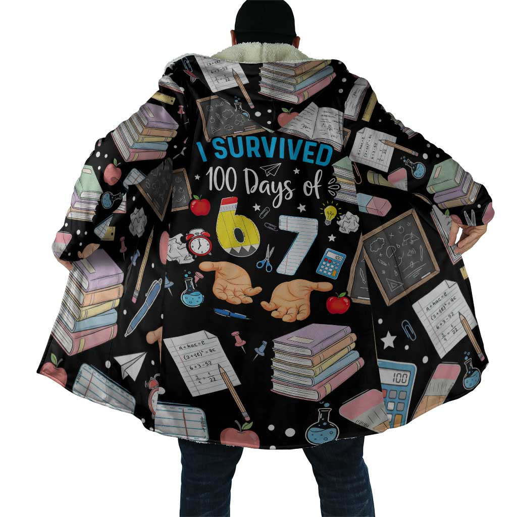 I Survived 100 Days of 67 Cloak 100th Day of School Teachers Kids