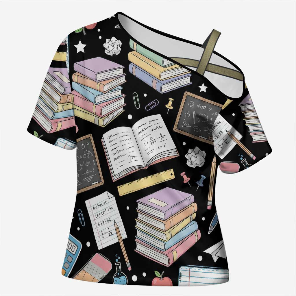 I Survived 100 Days of 67 Cross Shoulder Shirt 100th Day of School Teachers Kids