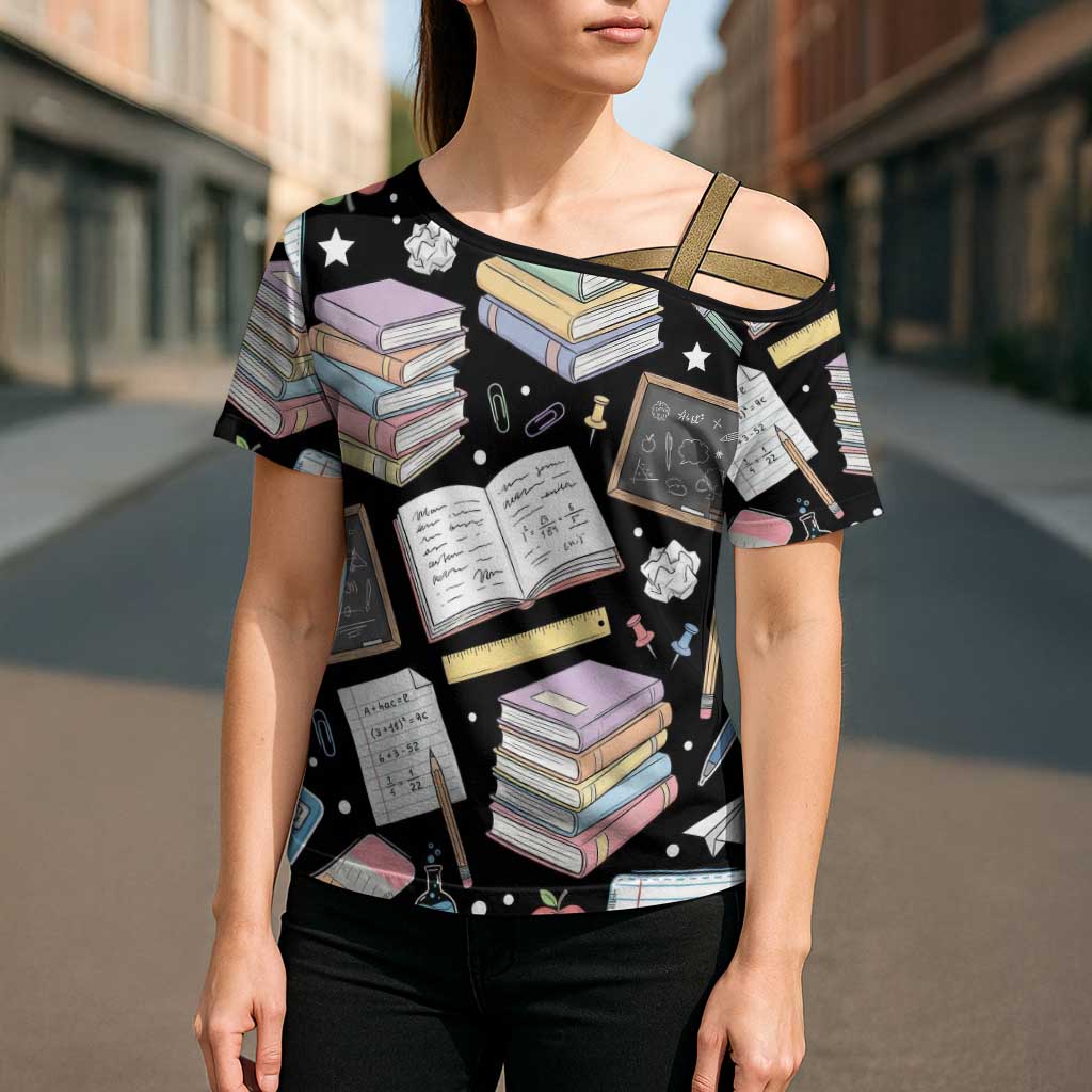 I Survived 100 Days of 67 Cross Shoulder Shirt 100th Day of School Teachers Kids