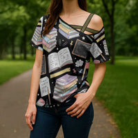 I Survived 100 Days of 67 Cross Shoulder Shirt 100th Day of School Teachers Kids