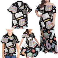 I Survived 100 Days of 67 Family Matching Off Shoulder Maxi Dress and Hawaiian Shirt 100th Day of School Teachers Kids