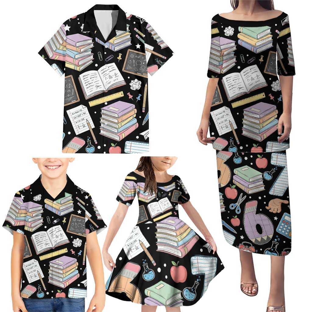 I Survived 100 Days of 67 Family Matching Puletasi and Hawaiian Shirt 100th Day of School Teachers Kids