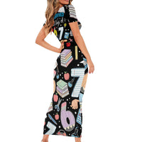 I Survived 100 Days of 67 Family Matching Short Sleeve Bodycon Dress and Hawaiian Shirt 100th Day of School Teachers Kids