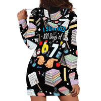 I Survived 100 Days of 67 Hoodie Dress 100th Day of School Teachers Kids