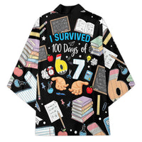 I Survived 100 Days of 67 Kimono 100th Day of School Teachers Kids