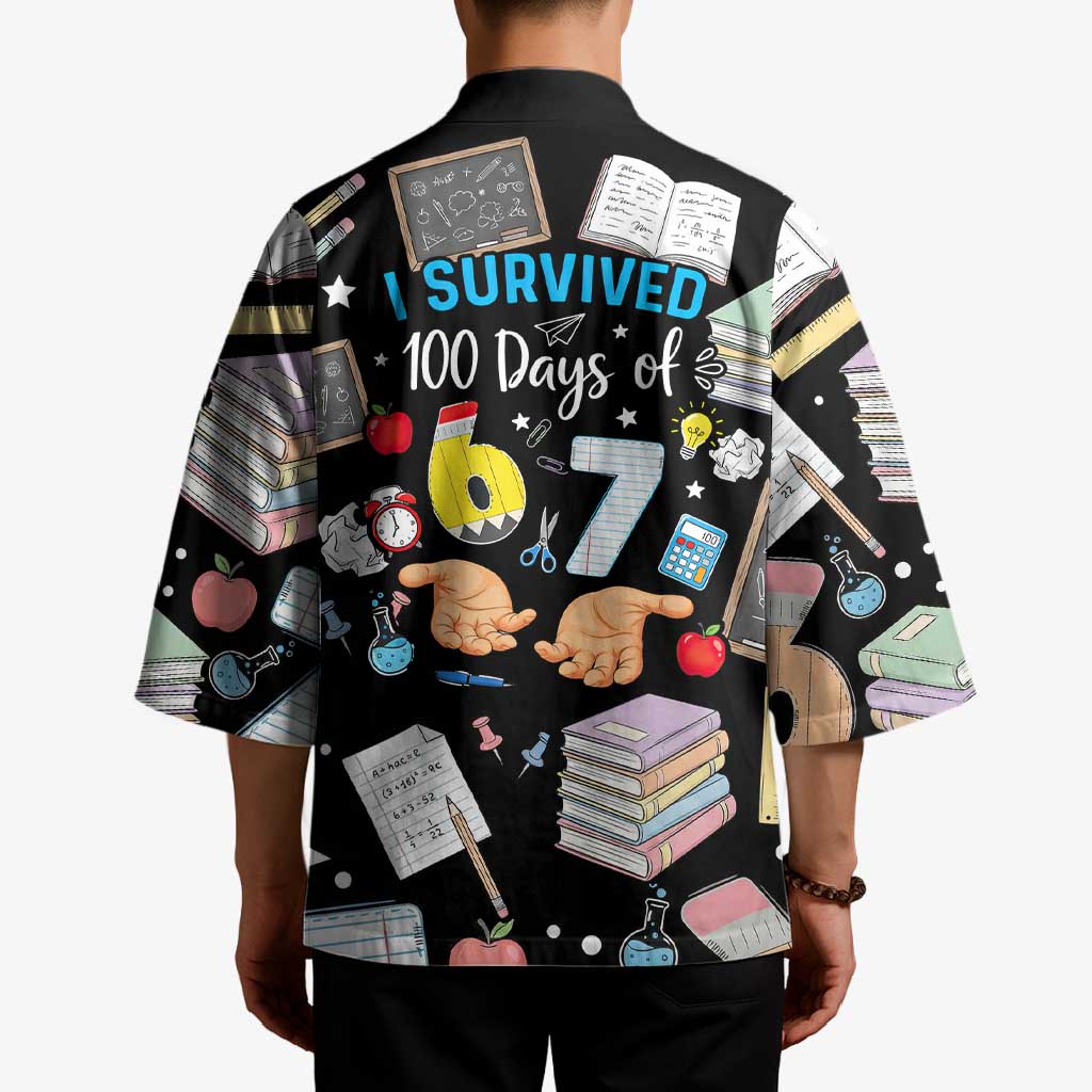 I Survived 100 Days of 67 Kimono 100th Day of School Teachers Kids