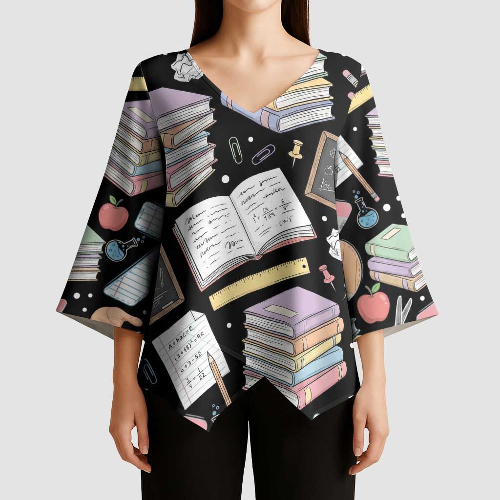 I Survived 100 Days of 67 Kimono Sleeve Blouse 100th Day of School Teachers Kids