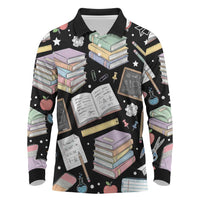I Survived 100 Days of 67 Long Sleeve Polo Shirt 100th Day of School Teachers Kids