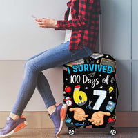 I Survived 100 Days of 67 Luggage Cover 100th Day of School Teachers Kids