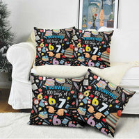 I Survived 100 Days of 67 Pillow Cover 100th Day of School Teachers Kids