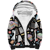 I Survived 100 Days of 67 Sherpa Hoodie 100th Day of School Teachers Kids