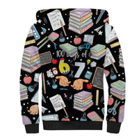 I Survived 100 Days of 67 Sherpa Hoodie 100th Day of School Teachers Kids