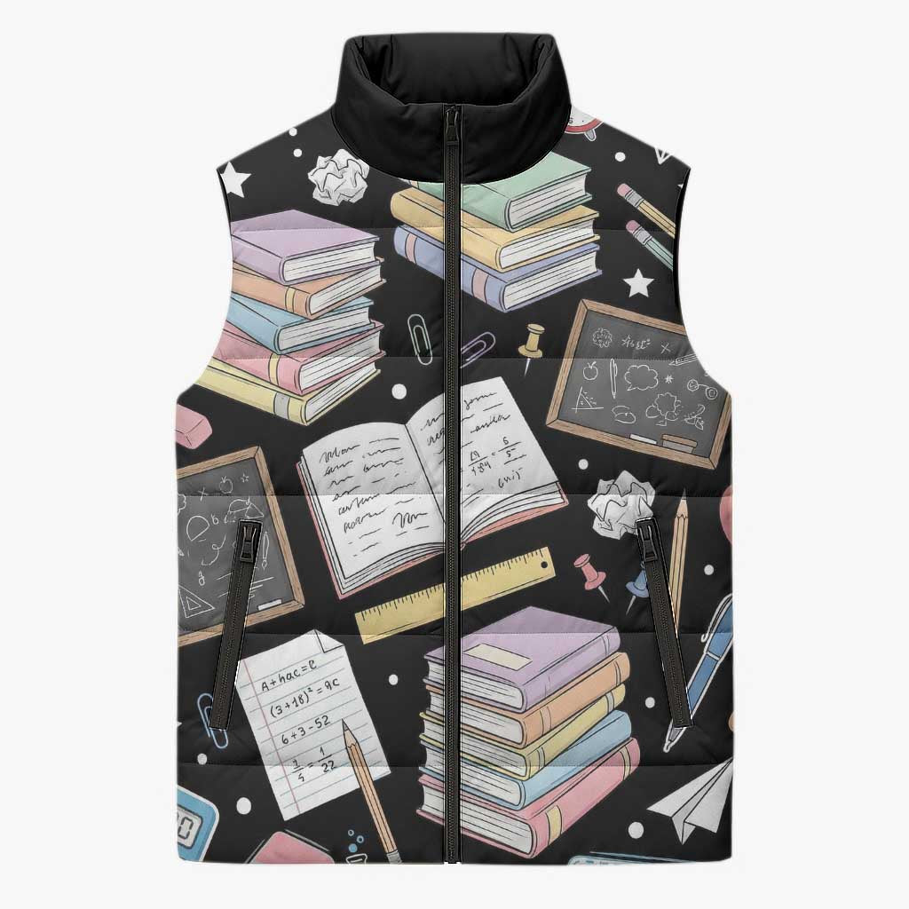 I Survived 100 Days of 67 Sleeveless Puffer Jacket 100th Day of School Teachers Kids