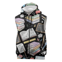 I Survived 100 Days of 67 Sleeveless Zip Hoodie 100th Day of School Teachers Kids