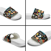 I Survived 100 Days of 67 Slide Sandals 100th Day of School Teachers Kids