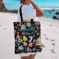 I Survived 100 Days of 67 Tote Bag 100th Day of School Teachers Kids