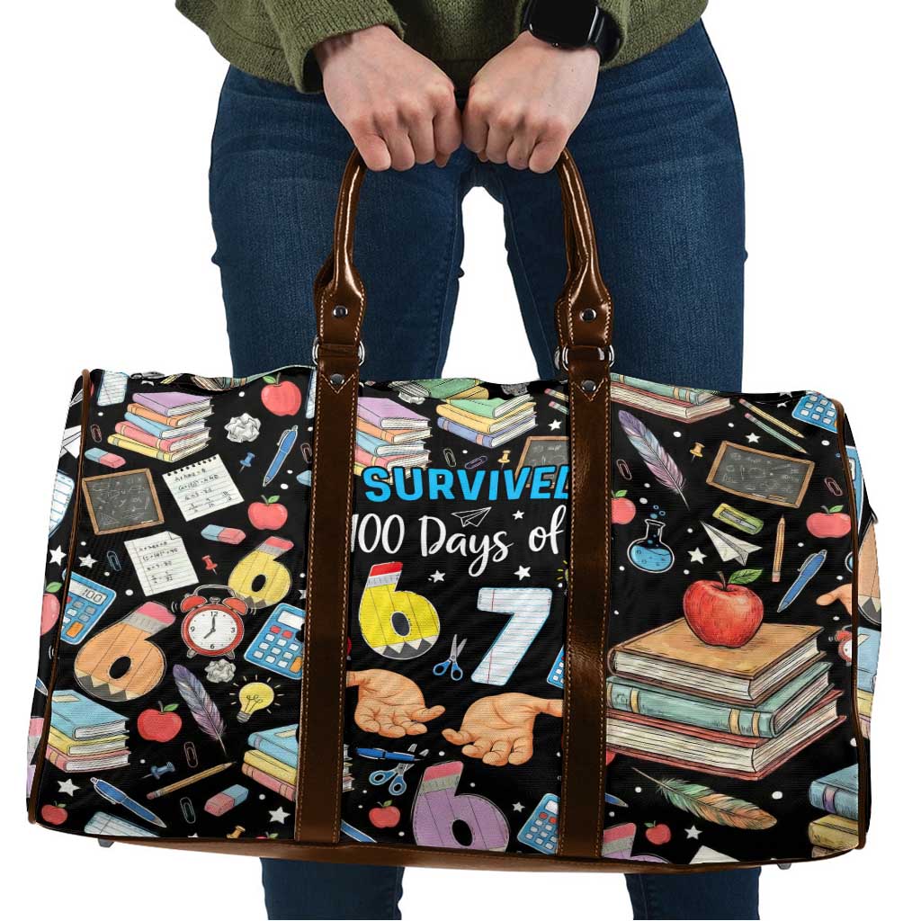 I Survived 100 Days of 67 Travel Bag 100th Day of School Teachers Kids