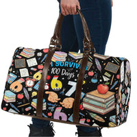 I Survived 100 Days of 67 Travel Bag 100th Day of School Teachers Kids