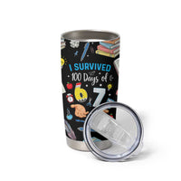 I Survived 100 Days of 67 Tumbler Cup 100th Day of School Teachers Kids
