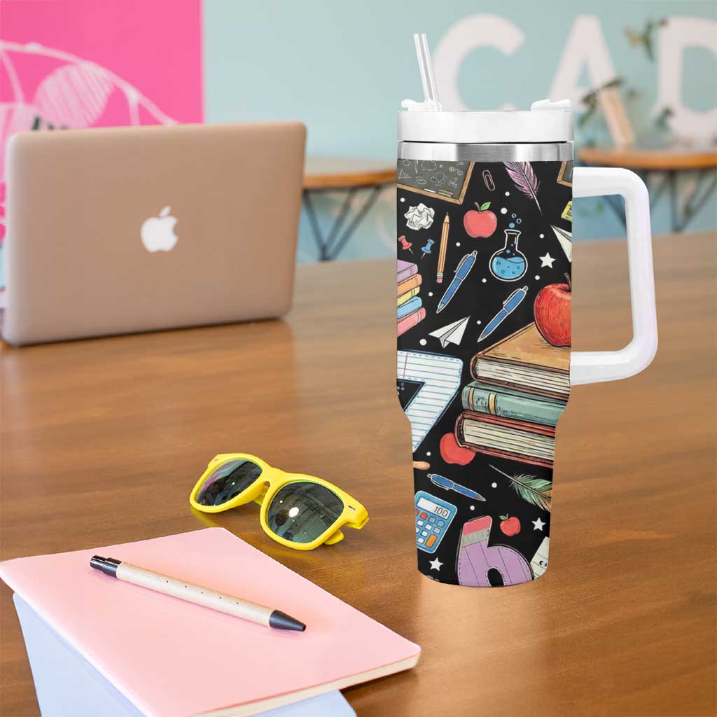 I Survived 100 Days of 67 Tumbler With Handle 100th Day of School Teachers Kids