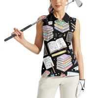 I Survived 100 Days of 67 Women Sleeveless Polo Shirt 100th Day of School Teachers Kids
