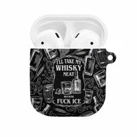 Whisky Neat AirPods Case Vintage Bold Statement Design