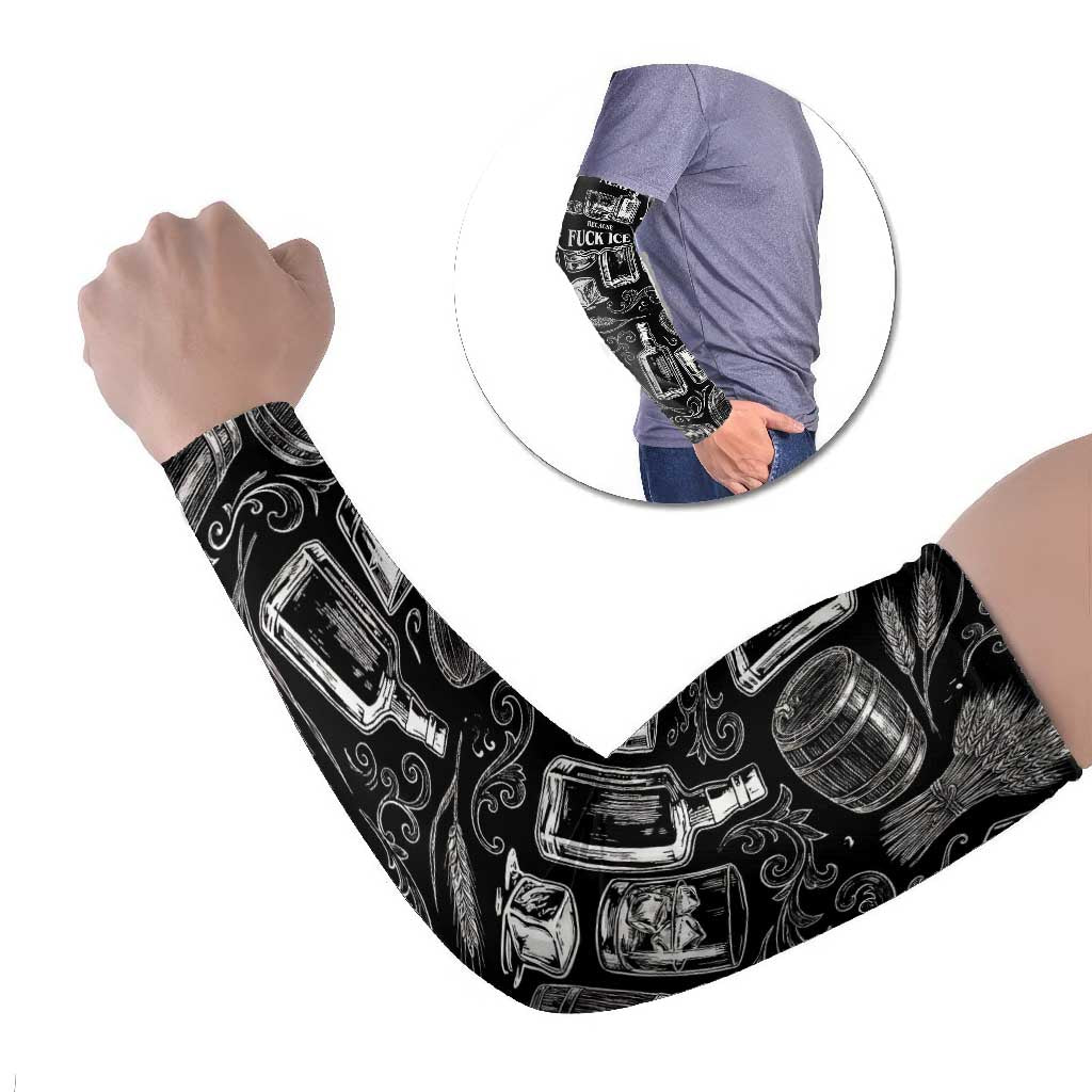 Whisky Neat Arm Sleeves Vintage Bold Statement Design