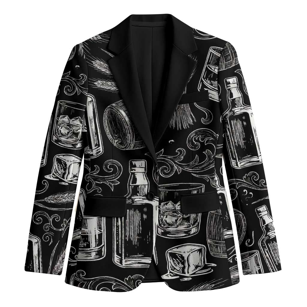 Whisky Neat Blazer Vintage Bold Statement Design