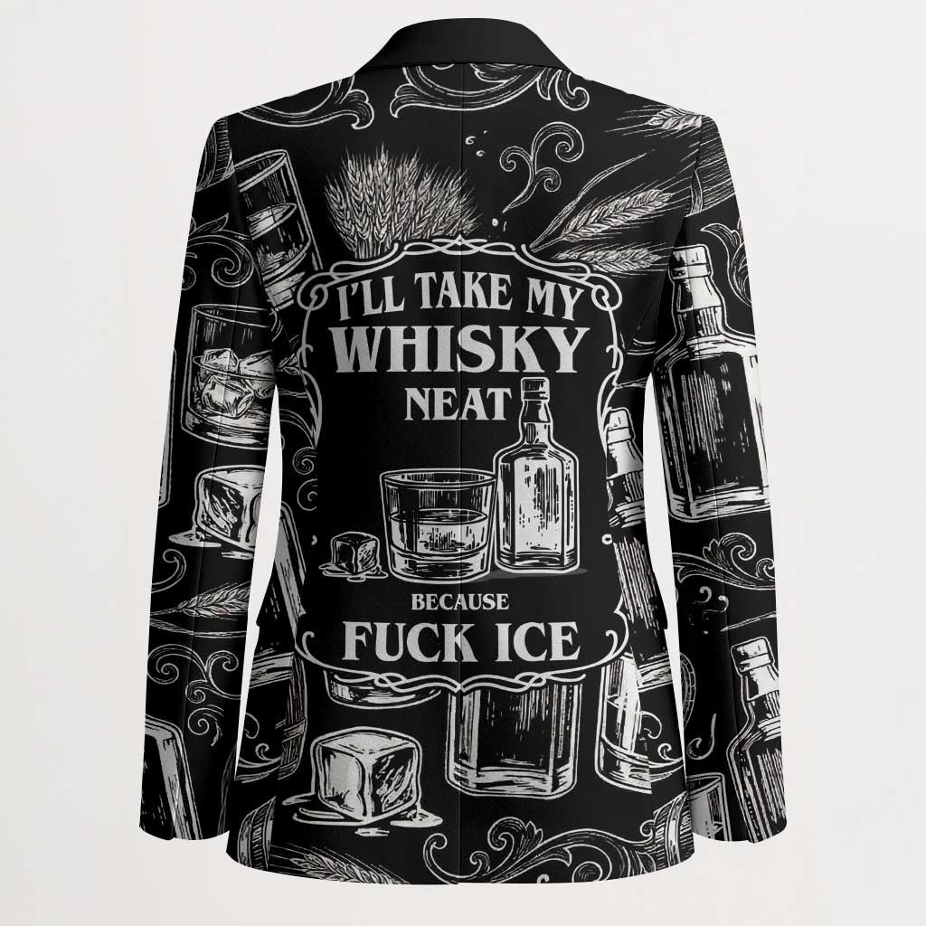 Whisky Neat Blazer Vintage Bold Statement Design