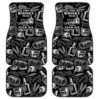 Whisky Neat Car Mats Vintage Bold Statement Design