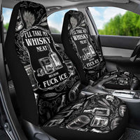 Whisky Neat Car Seat Cover Vintage Bold Statement Design