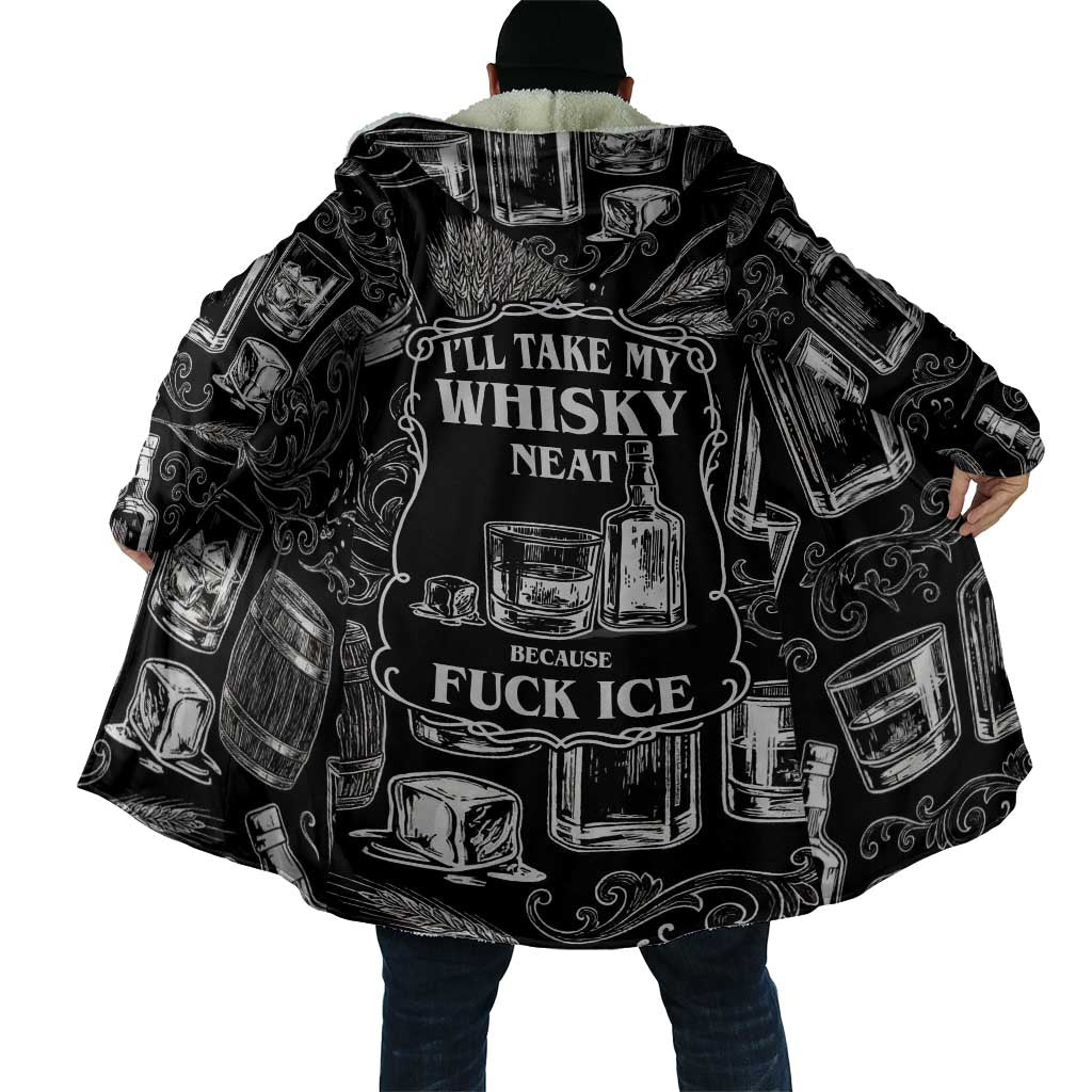 Whisky Neat Cloak Vintage Bold Statement Design