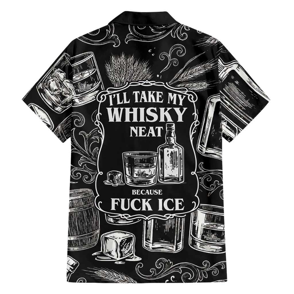 Whisky Neat Family Matching Off Shoulder Maxi Dress and Hawaiian Shirt Vintage Bold Statement Design