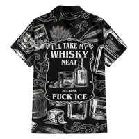 Whisky Neat Family Matching Off Shoulder Maxi Dress and Hawaiian Shirt Vintage Bold Statement Design