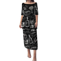 Whisky Neat Family Matching Puletasi and Hawaiian Shirt Vintage Bold Statement Design