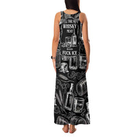 Whisky Neat Family Matching Tank Maxi Dress and Hawaiian Shirt Vintage Bold Statement Design