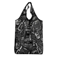 Whisky Neat Grocery Bag Vintage Bold Statement Design