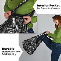 Whisky Neat Grocery Bag Vintage Bold Statement Design
