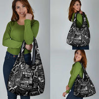 Whisky Neat Grocery Bag Vintage Bold Statement Design