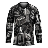 Whisky Neat Hockey Jersey Vintage Bold Statement Design