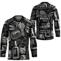 Whisky Neat Hockey Jersey Vintage Bold Statement Design